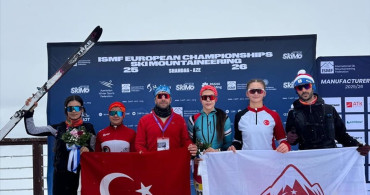Türk Dağcılar Avrupa Şampiyonası'nda Tarih Yazdı