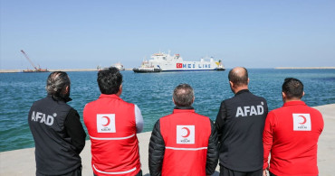 Türk Kızılay'ın 21. İyilik Gemisi Mısır'a Ulaştı