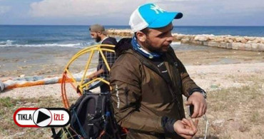 Türk Paraşütçü Rüzgara Kapılınca Lübnan Sahiline İndi