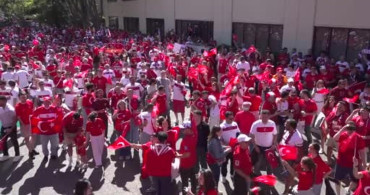 Türk taraftarlar, San Francisco’da heyecanla maç saatini bekliyor