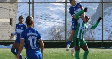 Turkcell Kadın Futbol Süper Ligi: Hakkarigücü ile Çekmeköy Bilgidoğa 1-1 Berabere Kaldı