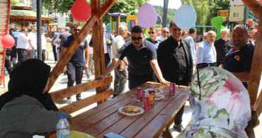 Türkeli'de yenilenen şehit ömer halisdemir çocuk parkı hizmete açıldı