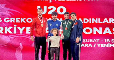 Türkiye 20 Yaş Altı Güreş Şampiyonası'nda Grekoromen Stil Madalyaları Sahiplerini Buldu