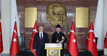 Türkiye Ermenileri Patriği Maşalyan'dan Iğdır Valisi Turan'a Ziyaret