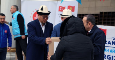 Türkiye'den Kırgızistan'a Gıda Yardımı