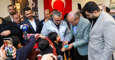 Türkiye'nin Mısır Büyükelçiliği'nden Filistinli Ailelere Yardım Etkinliği