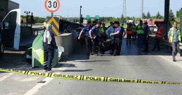 Tuzla Orhanlı Gişeleri’nde Feci Trafik Kazası
