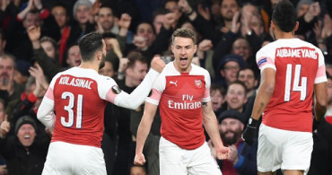 UEFA Avrupa Ligi Çeyrek Final: Arsenal 2-0 Napoli (Maç Sonucu)
