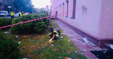 Ukrayna'da Bir TV Kanalına El Bombalı Saldırı 