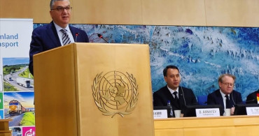 Ulaştırma ve Altyapı Bakanı Ünüvar, BM İç Ulaştırma Komitesi Toplantısında Türkiye'nin Vizyonunu Paylaştı