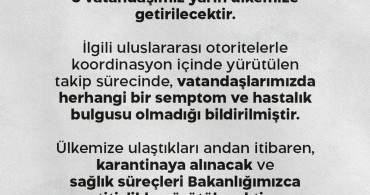Ülkemize Dönüş: 3 Vatandaş Gemiden İndirilecek