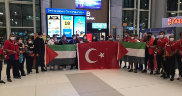 Ülkemizi Temsil Eden Milli Atıcılarımızdan Filistin'e Destek