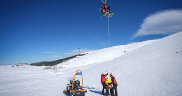 Uludağ'da Kadın Jandarma Personelinin Zorlu Görevleri