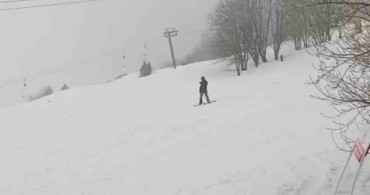Uludağ'da Mart Sonu Kar Sürprizi