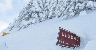 Uludağ'da Süpriz Kar