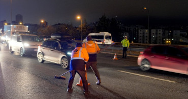 Ümraniye'de Zincirleme Trafik Kazası