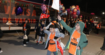 Umut Treni lösemili çocuklarla Kayseri'ye ulaştı