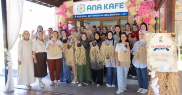 Üreten kadınların yeni adresi ana kafe'de ilk atölye heyecanı