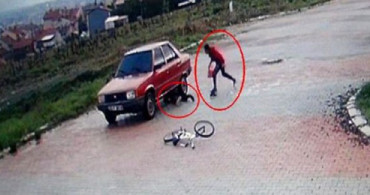 Uşak'ta Bisikletli Çocuklara Araba Çarptı