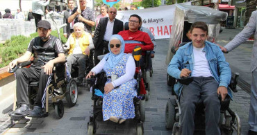 Uşak’ta Engellilere Farkındalık Yürüyüşü Düzenlendi