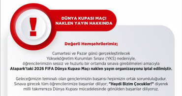 Uşak'ta YKS nedeniyle maç yayını iptal edildi