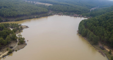 Uşak'taki Küçükler Barajı'nda Su Seviyesi Artıyor