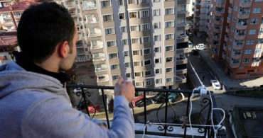 Üşengeç Vatandaş Evinden Markete 'Teleferik' Yaptı