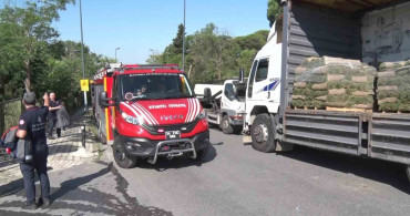 Üsküdar’da forklift evin bahçesine uçtu: sürücü hayatını kaybetti