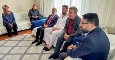 Vali Aydoğdu, babasını kaybeden öğrenci ailesini ziyaret etti