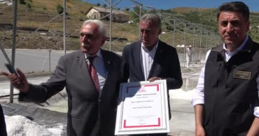 Vali Aygöl, Pülümür tuzunun üretim sürecine katıldı