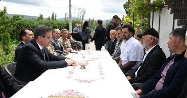 Vali Baruş'tan Narman'da şehit ailesi ve gaziye anlamlı ziyaret