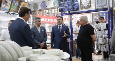 Vali Musa Işın, Kervansaray Çiniciler Çarşısı’na ziyaret gerçekleştirdi