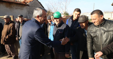 Vali Sezer'e Muhtarlardan Teşekkür Ziyareti