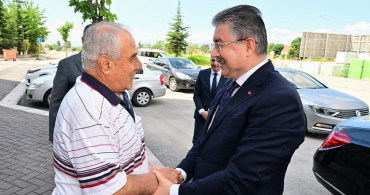 Vali Yılmaz, Babalar Günü'nde şehit ailesini ziyaret etti