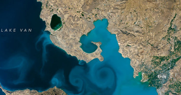 Van Gölü'nün Uzaydan Çekilen Fotoğrafı NASA'nın Favorileri Arasında!
