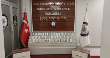 Van'da 16 Kilo 870 Gram Uyuşturucu Ele Geçirildi