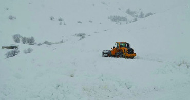 Van'da 57 Yerleşim Yerine Ulaşım Kar Yağışı Nedeni İle Kapandı