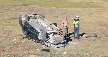 Van'da eski belediye başkanının aracı takla attı: 4 yaralı