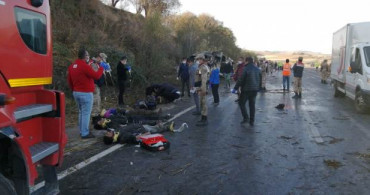 Van'da Mültecileri Taşıyan Minibüs Takla Attı!