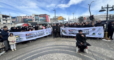 Van'da Kudüs ve Gazze İçin Protesto