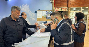 Van'da Otobüs Terminallerinde Bayram Öncesi Denetimler