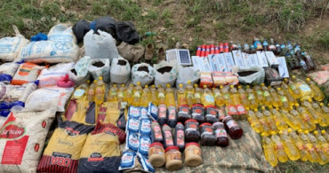 Van'daki Terör Operasyonunda Bir Çok Yaşam Malzemesi Ele Geçirildi