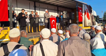 Vezirköprü'de Hacı Adaylarına Uğurlama Töreni