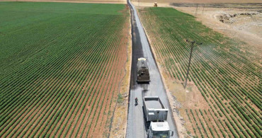 Viranşehir'de 9 kilometrelik grup yolu yenilendi