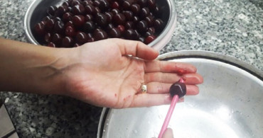 Vişne Çekirdeğini Pratik Yolla Nasıl Çıkarma 