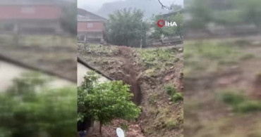 Yahyalı'da sağanak yağış sele neden oldu