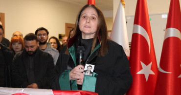 Yalova'da Silahlı Saldırıda Hayatını Kaybeden Avukat İçin Anma Töreni