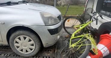 Yalvaç’ta Bisikletli Yaşlı Adam Kaza Geçirdi