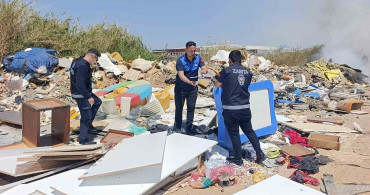 Yangın Riskine Sebep Olan Çöp ve Molozlar Kontrol Altına Alındı
