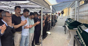 Yangında hayatını kaybeden engelli 3 kardeş toprağa verildi